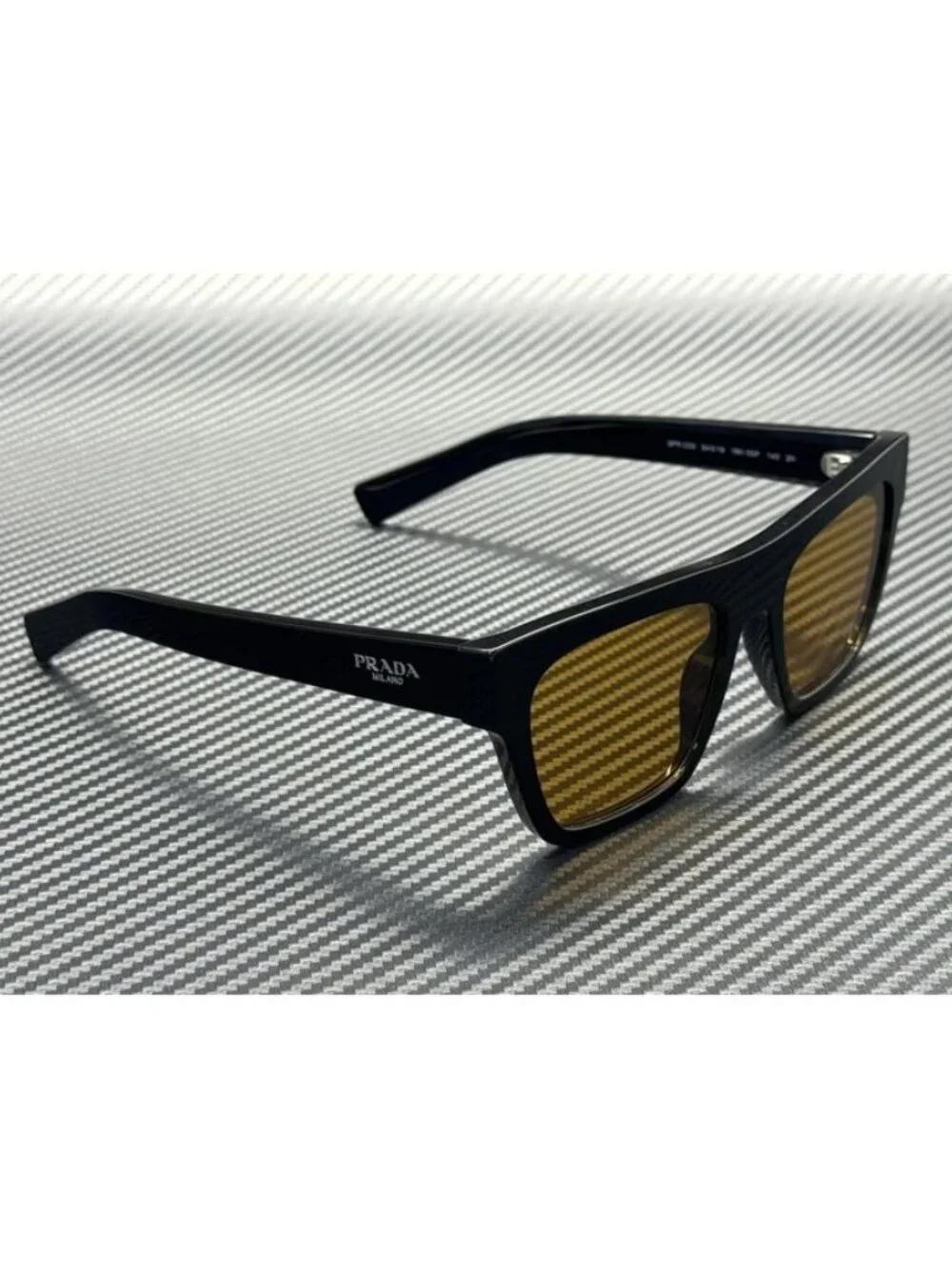 New PRADA Men  Black Sunglasses 54-19-140